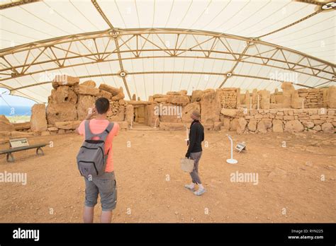 mnajdra temples malta stock photo alamy