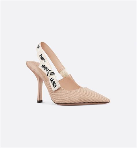 J'Adior Slingback Pump Nude Technical Fabric | DIOR