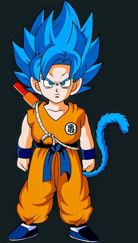 Kid Goku Super Saiyan Blue, Dragon Ball Super | Anime dragon ball, Goku ...