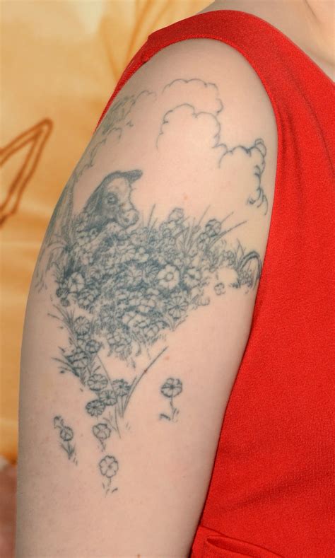 Lena Dunham Yorkie Tattoos
