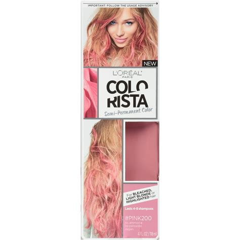 L'Oreal Paris Colorista Semi-Permanent Hair Color - Light Bleached ...