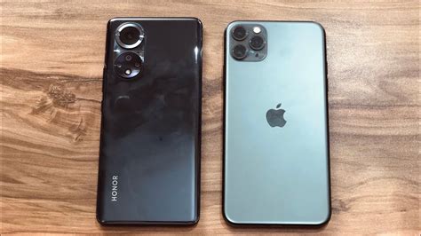 iPhone 11 Pro Max vs Honor 50 5G - YouTube