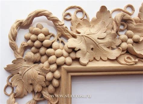Рама RM-01316 | Carved frame mirror, Wooden mirror frame, Baroque frames