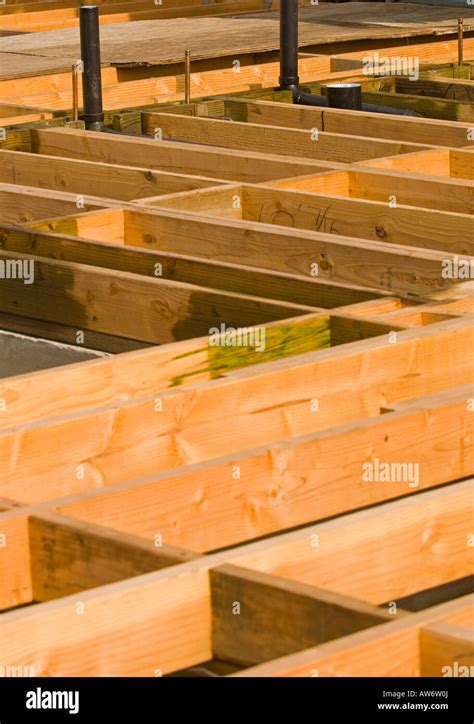 Wood Framing Foundation at California construction site Stock Photo - Alamy