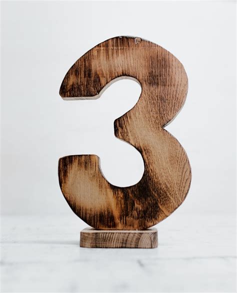 wooden number   photography prop handmade  birthday wooden