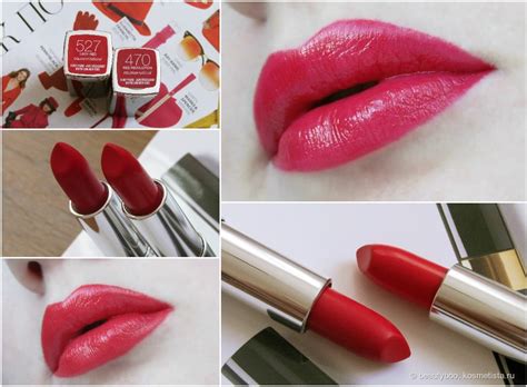 Цвет и блеск. Помады Maybelline Color Sensational в оттенках #470 Red ...