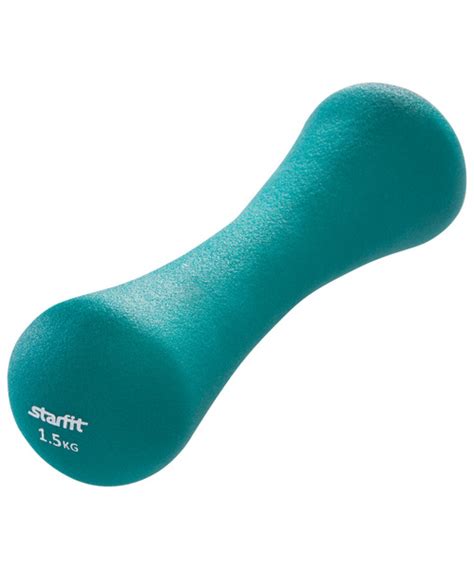 Гантели Starfit Гантель Starfit "DB-202", неопреновая, цвет: синий, 5 ...