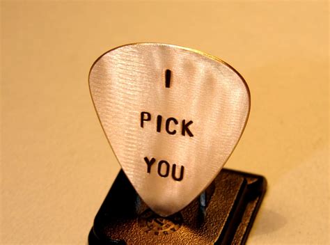 bronze guitar pick handmade   pick  custom guitar etsy