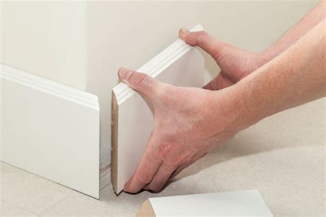 how to install baseboards without a nail gun