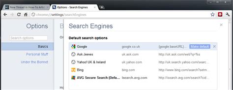 Guide | How To - How to manage Search Engines in Chrome | MalwareTips ...