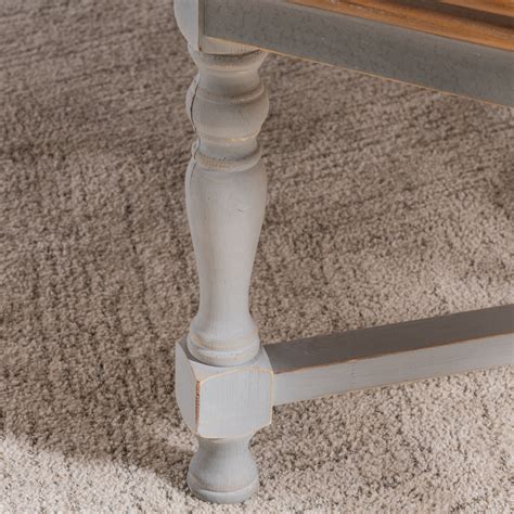 Alyson Gray Wooden Coffee Table - French Country - Coffee Tables - by