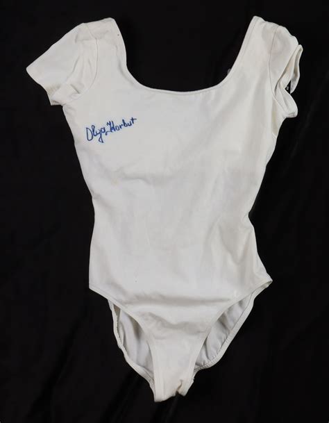 Olga Korbut Signed Leotard (JSA) | Pristine Auction