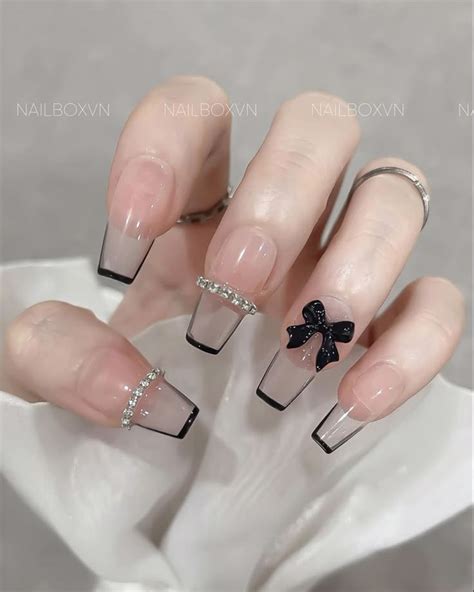 Cute Nail Designs For Acrylic Nails With Bows