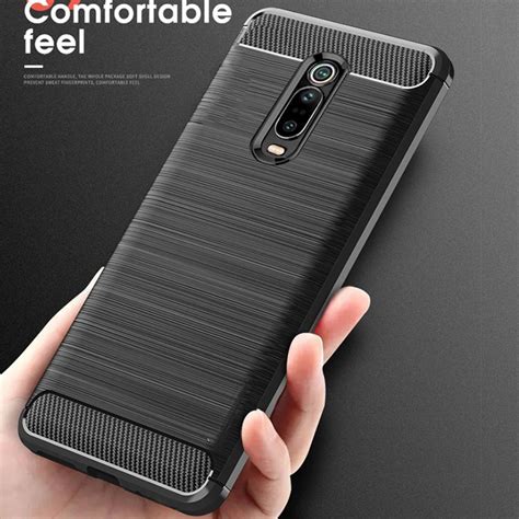 Чехол из углеродного волокна для Xiaomi Mi9T Pro противоударный чехол ...