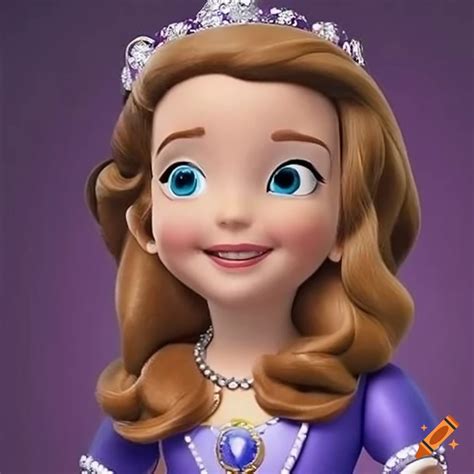 Realistic portrait of sofia the first 