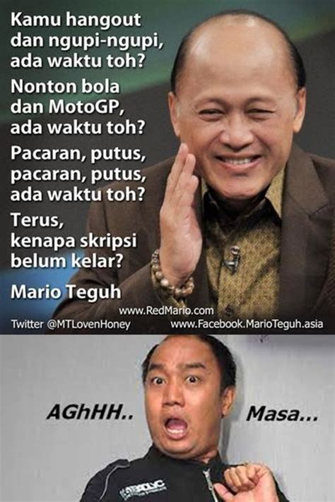 Meme Kata-kata Motivasi Mario Teguh Bikin Ngakak, Lucu Banget!