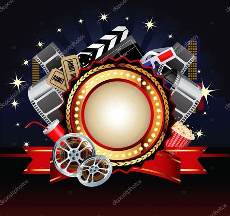 Movie or film theme composition — Stock Vector © Sonulkaster #11812696