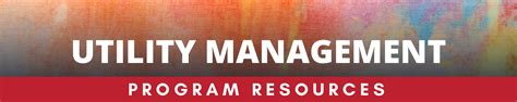Utility Management | Program Resources - Rural Water Association of Utah 