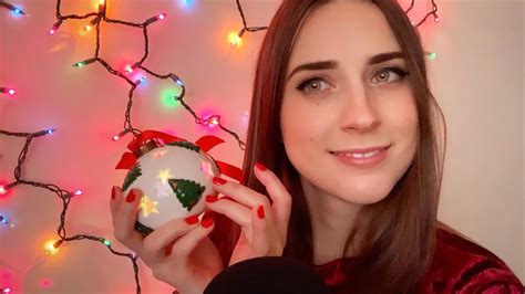 ASMR Holiday Triggers ️ (tapping, crinkles...) - YouTube