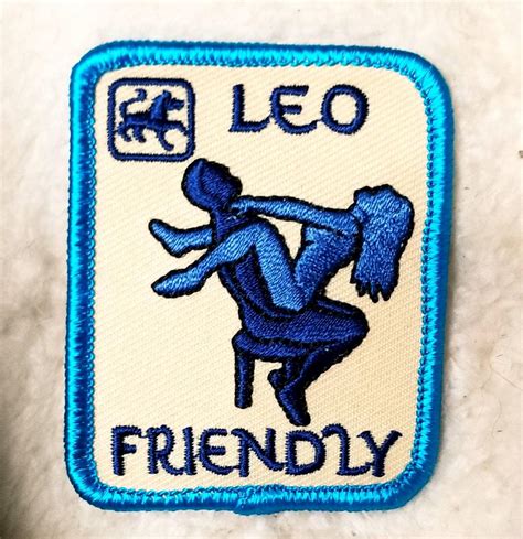 Vintage Leo Astrology Sign Sex Position Embroidered Iron-on - Etsy