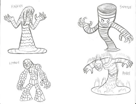 elemental gods  ntsefan  deviantart