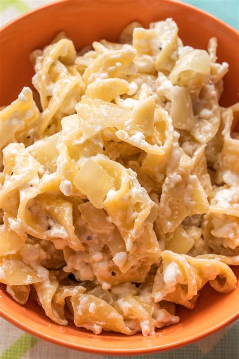 Polish Cottage Cheese and Noodles - Brooklyn Farm Girl