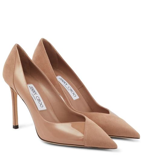 Cass 95 suede and patent leather pumps | Schuhe