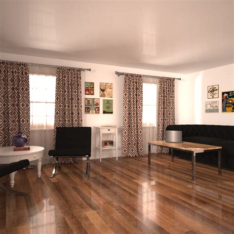 Living Room Free 3D Models 3ds Max - .max download - Free3D
