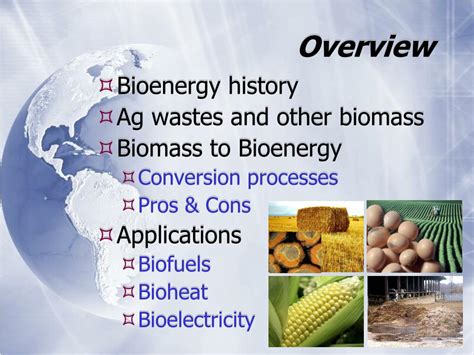 bioenergy  agricultural wastes powerpoint