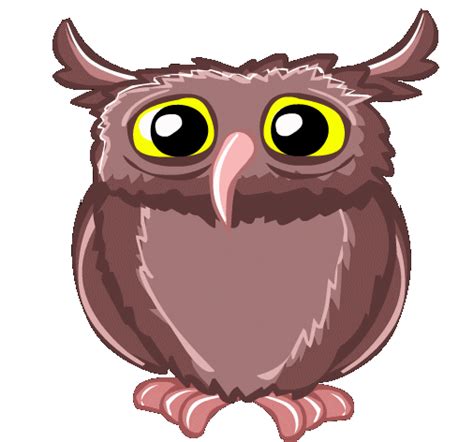 Búhos en GIFs animadas - Búhos divertidos y lindos | USAGIF.com