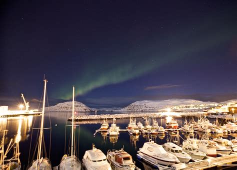 Northern light in Hammerfest, Norway Photo: Elisabeth Johnsen