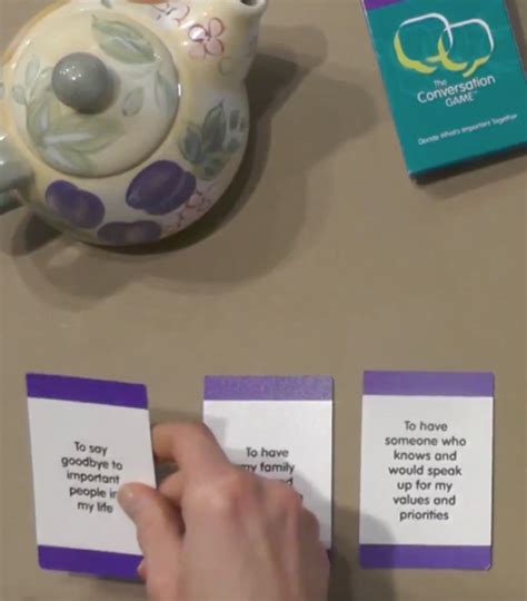 The Conversation Game™- start the discussion for end of life