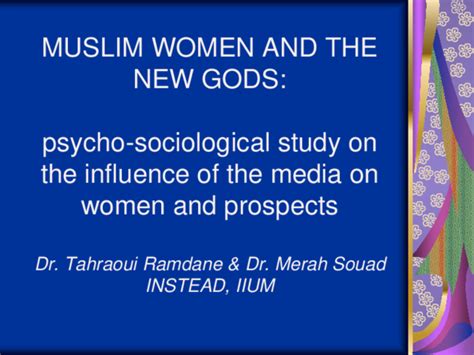 muslim women    gods psycho sociological study