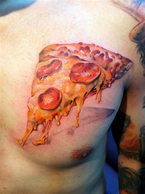 pizza chest tattoo walyou