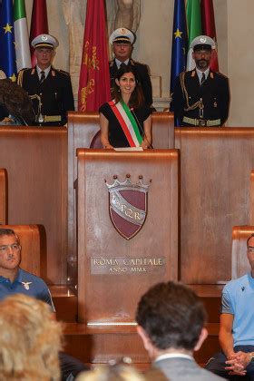 Virginia Raggi Mayor Rome Editorial Stock Photo - Stock Image ...