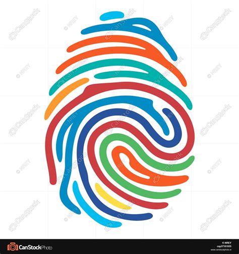 fingerprint clip art 8