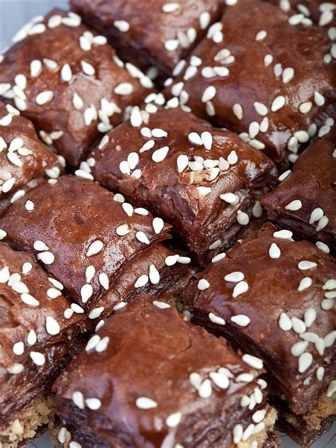 Купить Ливанские сладости Pate D'ore Баклава шоколад с фундуком, 1 кг ...