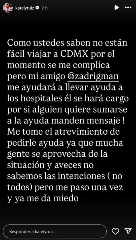 Karely Ruiz brinda apoyo a víctimas de explosión en Iztapalapa