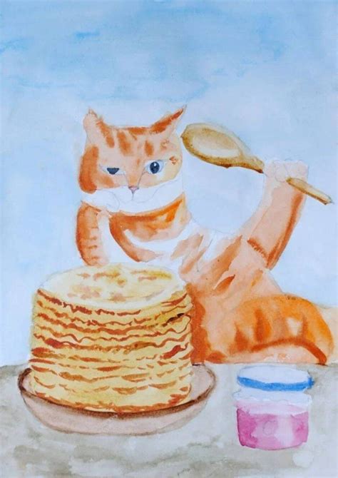 Нарисовать рисунки на тему Масленица