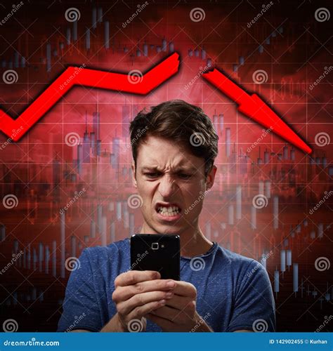 Stock market crash. stock image. Image of financial - 142902455