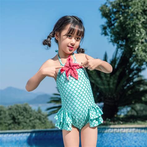 Child Swimwear Girl Kids 2019 For Children Baby Clothing Female Bikini ...