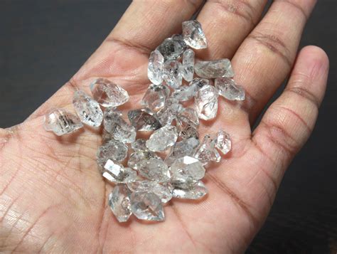 raw diamond stones
