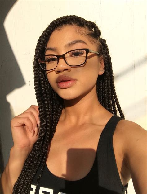 Pin on HER | Box braids hairstyles, Light skin girls, Hair styles