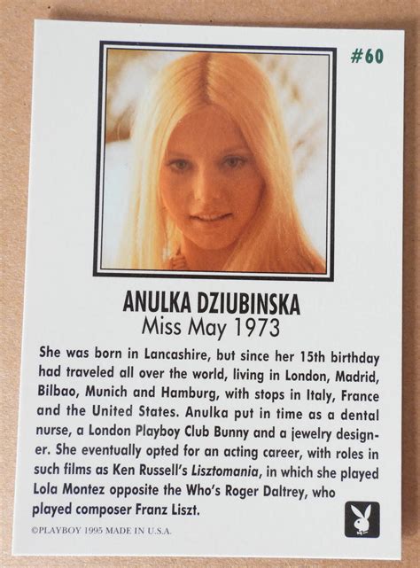 Anulka Dziubinska Nude