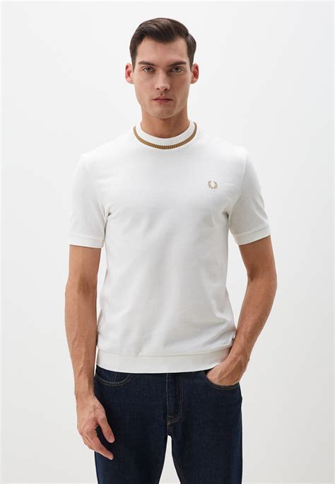 Футболка Fred Perry CREW NECK PIQUE, цвет: белый, RTLADI120201 — купить ...