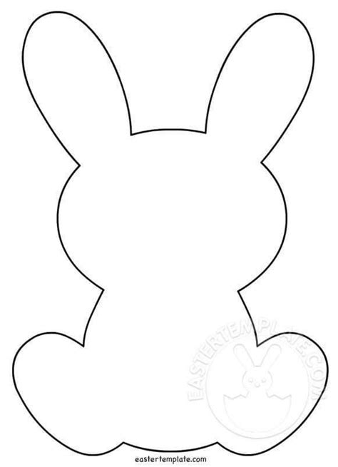 Free Printable Bunny Template
