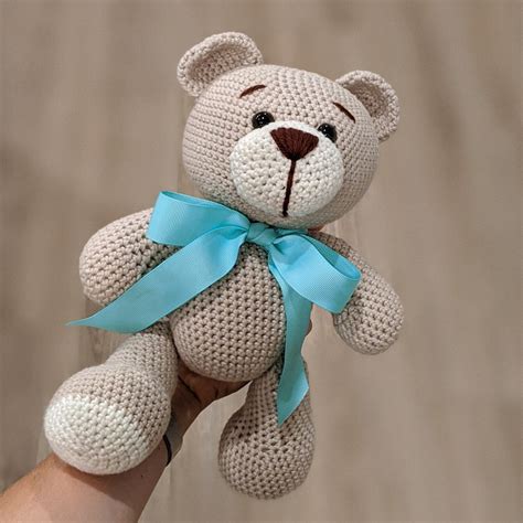 Classic Teddy Bear Crochet Pattern — Knit Paint Sew