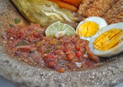 resep sambal seruit khas lampung tomat jeruk nipis oleh hadleny