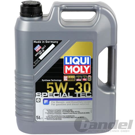 LIQUI MOLY 5L SPECIAL TEC F 5W-30 ÖL MOTORÖL WSS-M2C 913-A B C ACEA A5/B5