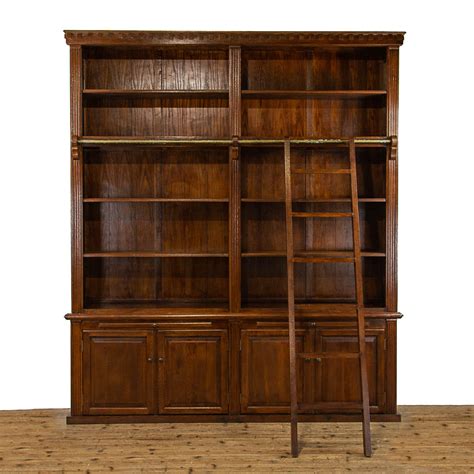 antique bookcase  ladder  mark lucas blog